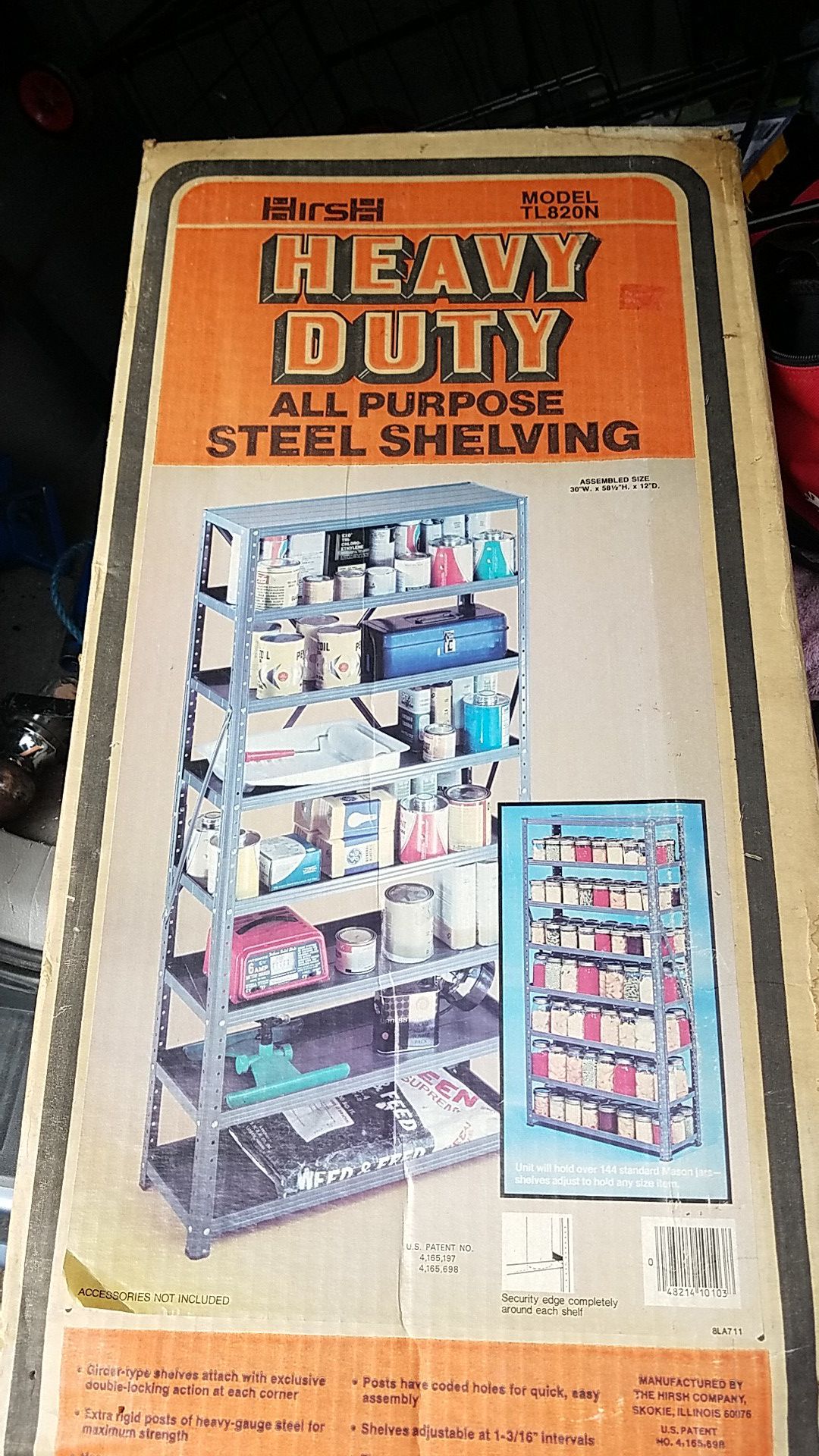 Heavy Duty all purpose steel shelving