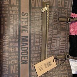 Steve Madden brown Large Tote 2 Bags Into One New