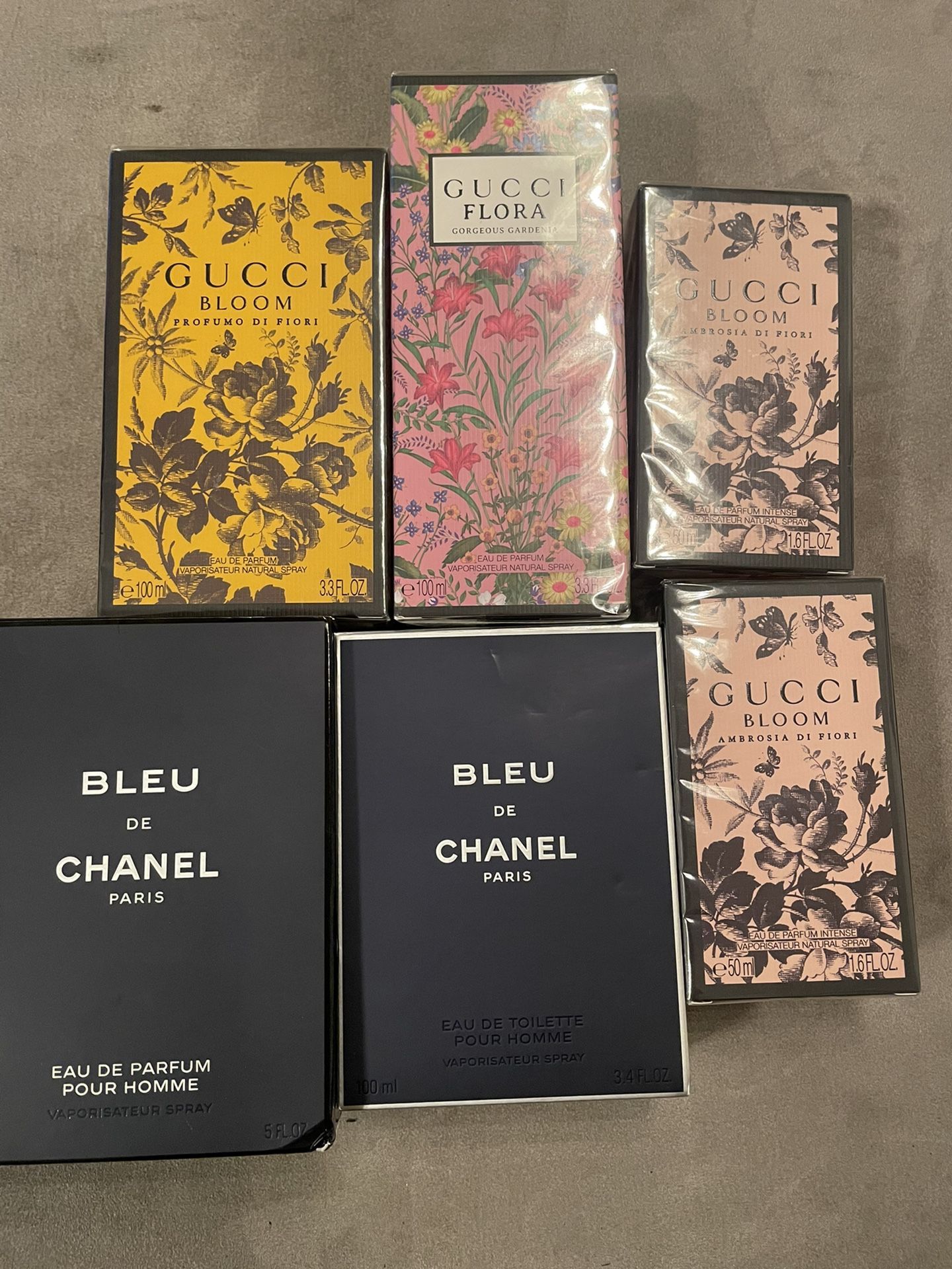 Gucci Perfumes / Chanel Colognes 