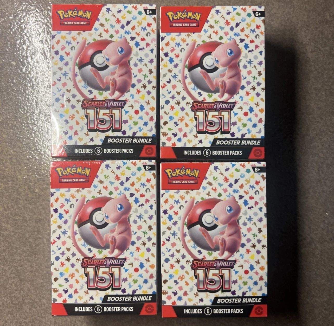 Pokemon 151 Booster Bundles (4 Bundles) Scarlet and Violet