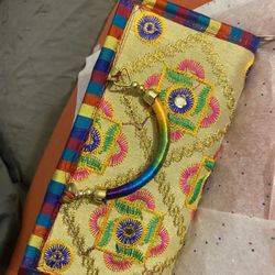 Embroidered Clutches