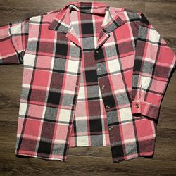 Large Pink Soft Flannel