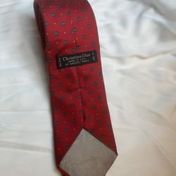 Vintage Christian Dior Silk Necktie.