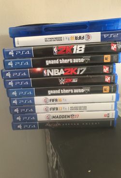 PS4 Games all excellent condition