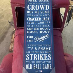 LA Dodgers O.G Baseball Canvas 
