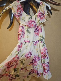 New With out tags sunday spring childrens place girls floral dress size 14 vestido de Nina nuevo sin etiqueta tamanio 14