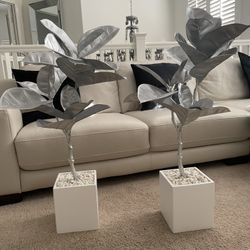 Z GALLERIE SILVER LEAF PLANTS