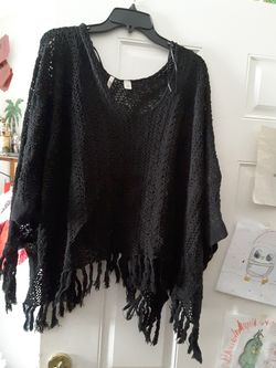 Black poncho
