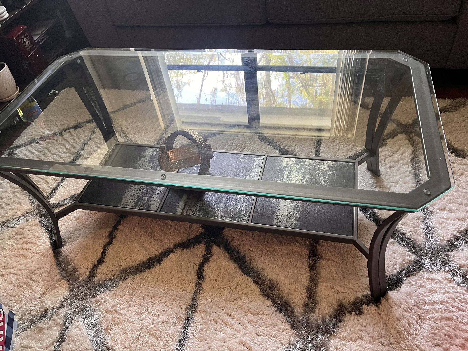 Coffee Table + 2 End Tables