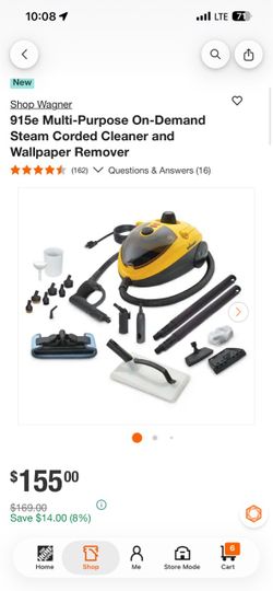 915e Multi-Purpose On-Demand Steam Corded Cleaner and Wallpaper Remover