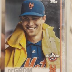 2019 Topps SSP Jacob DeGrom. Variation. Very Rare. Only 1 Sold On Ebay