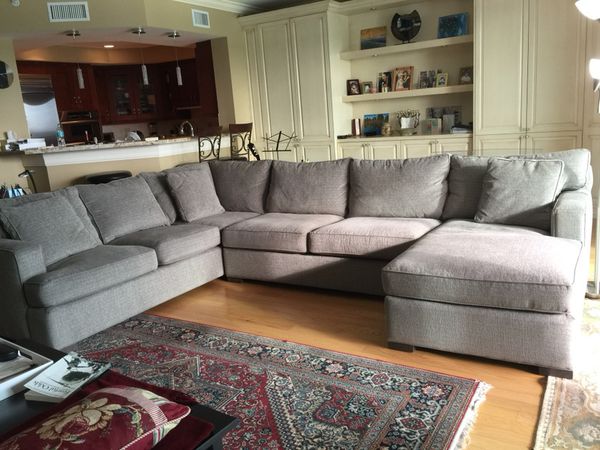 Arhaus Dune 139 Three Piece Right Arm Sectional For Sale In