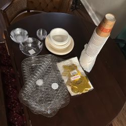 Unused Disposable Party Supplies