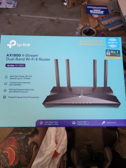 TP LINK WIFI 6 ROUTER