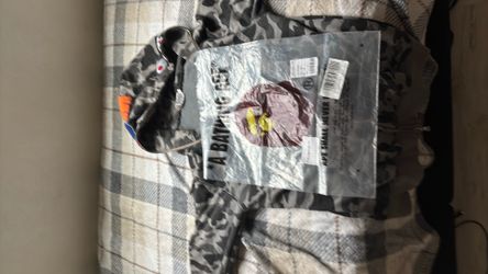 Bape hoodie camo black sz m