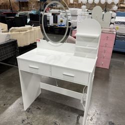 Makeup Vanity With LED Mirror (New In box)