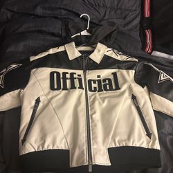 Boohooman "Boxy Fit PU Moto Collared Bomber Jacket" Black (Size XL)