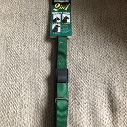 New Hatfield 2 In 1 Collar And Leash. 