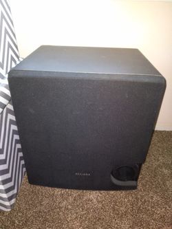Non-powered Subwoofer with pass through option