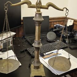 Antique Brass Scale
