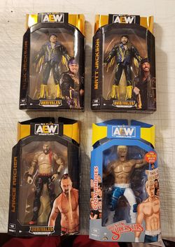 AEW UNRIVALED WRESTLING FIGURE LOT #4 NEW