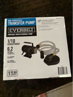 1/10 HP Non-Submersible Self-Priming Transfer Pump