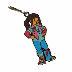 Punky Brewster 80s Cartoon TV Show Charm Backpack Purse Jacket Zipper Pull