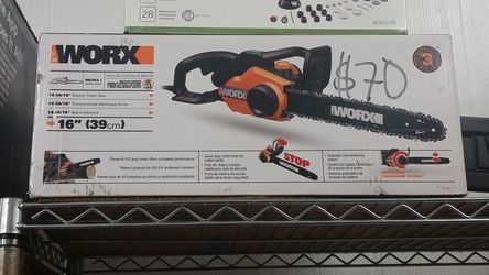 Brand new in box worx chainsaw