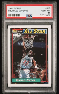 1992 TOPPS 115 MICHAEL JORDAN