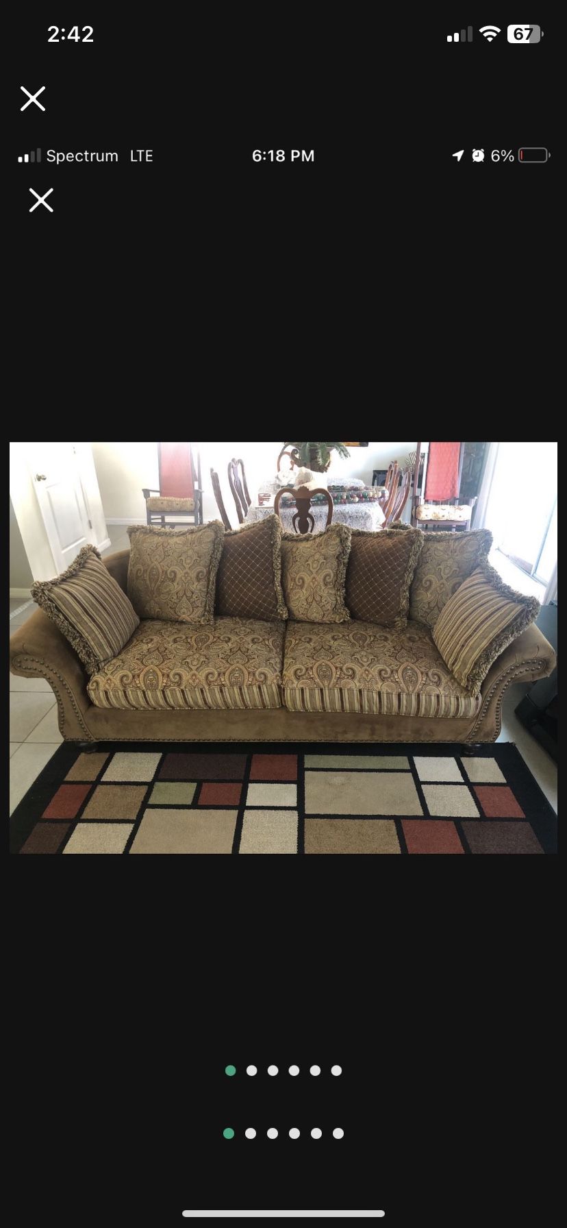 Cindy Crawford RTG Sofa & XL Chair With Ottoman