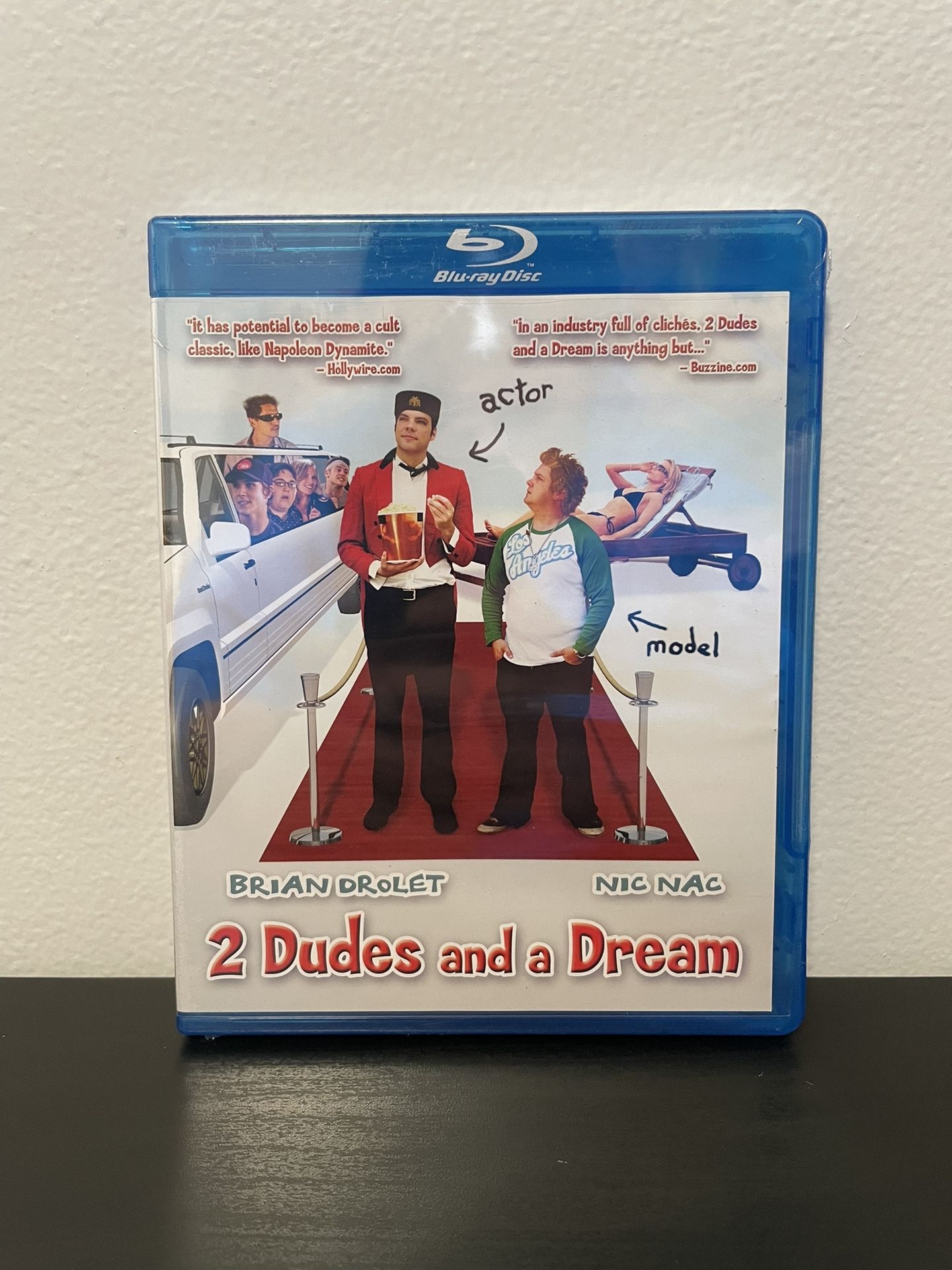 2 Dudes And A Dream Blu Ray Movie NEW SEALED Simon Rex Andy Milonakis RARE 2010