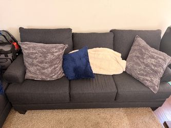 Dark Gray 2 Piece Sofa Set
