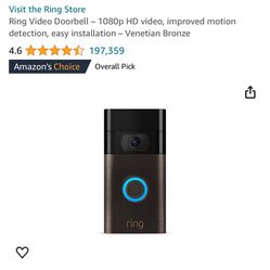 Ring Doorbell And Chime 