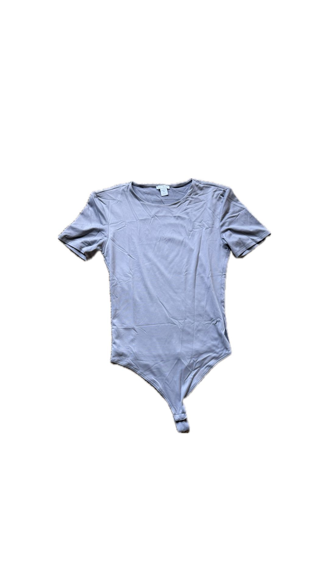 Gray Short Sleeve Bodysuit