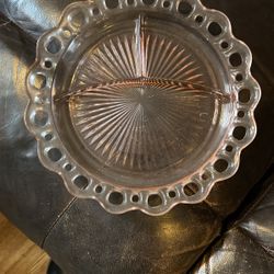 BESUTIFUL Depression Plates Antique I Have Three