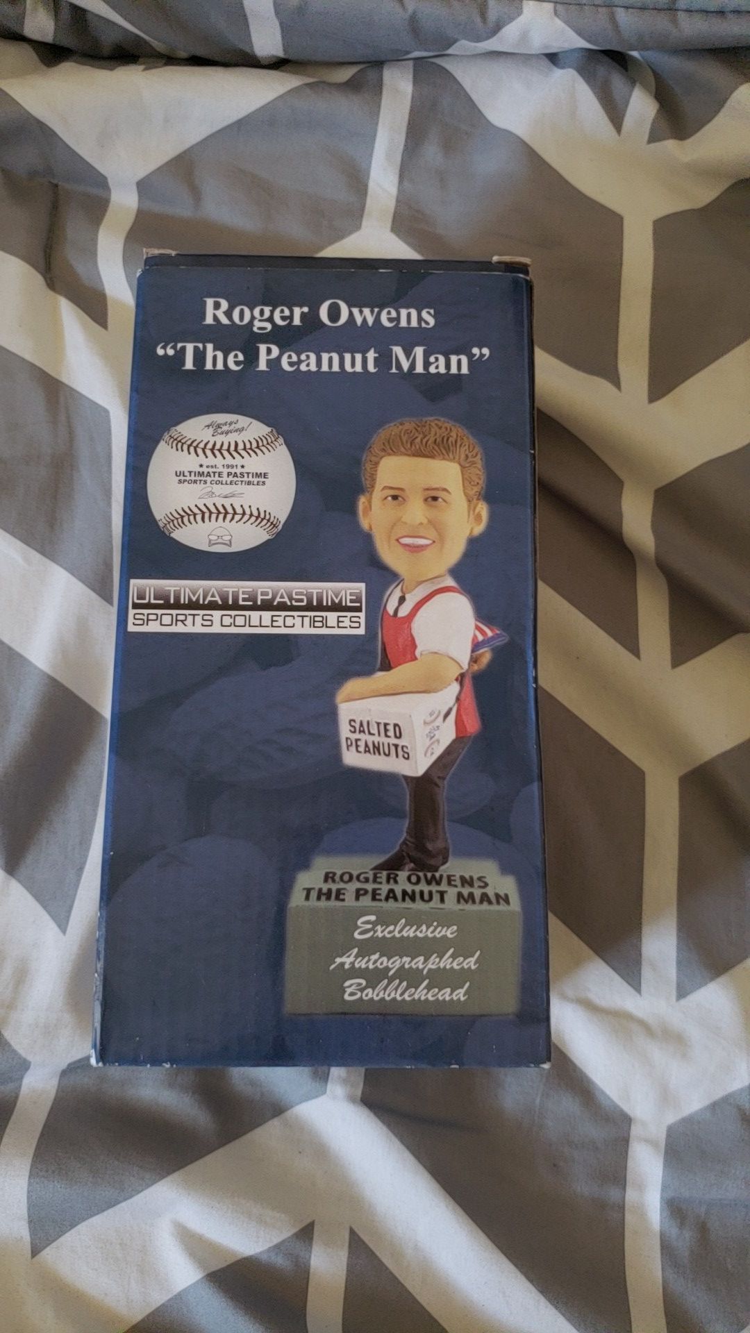 Roger Owens peanut man bobblehead