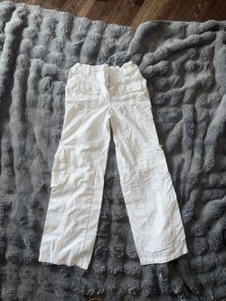 John Galt by Brandy Melville White Cargo Pants OS