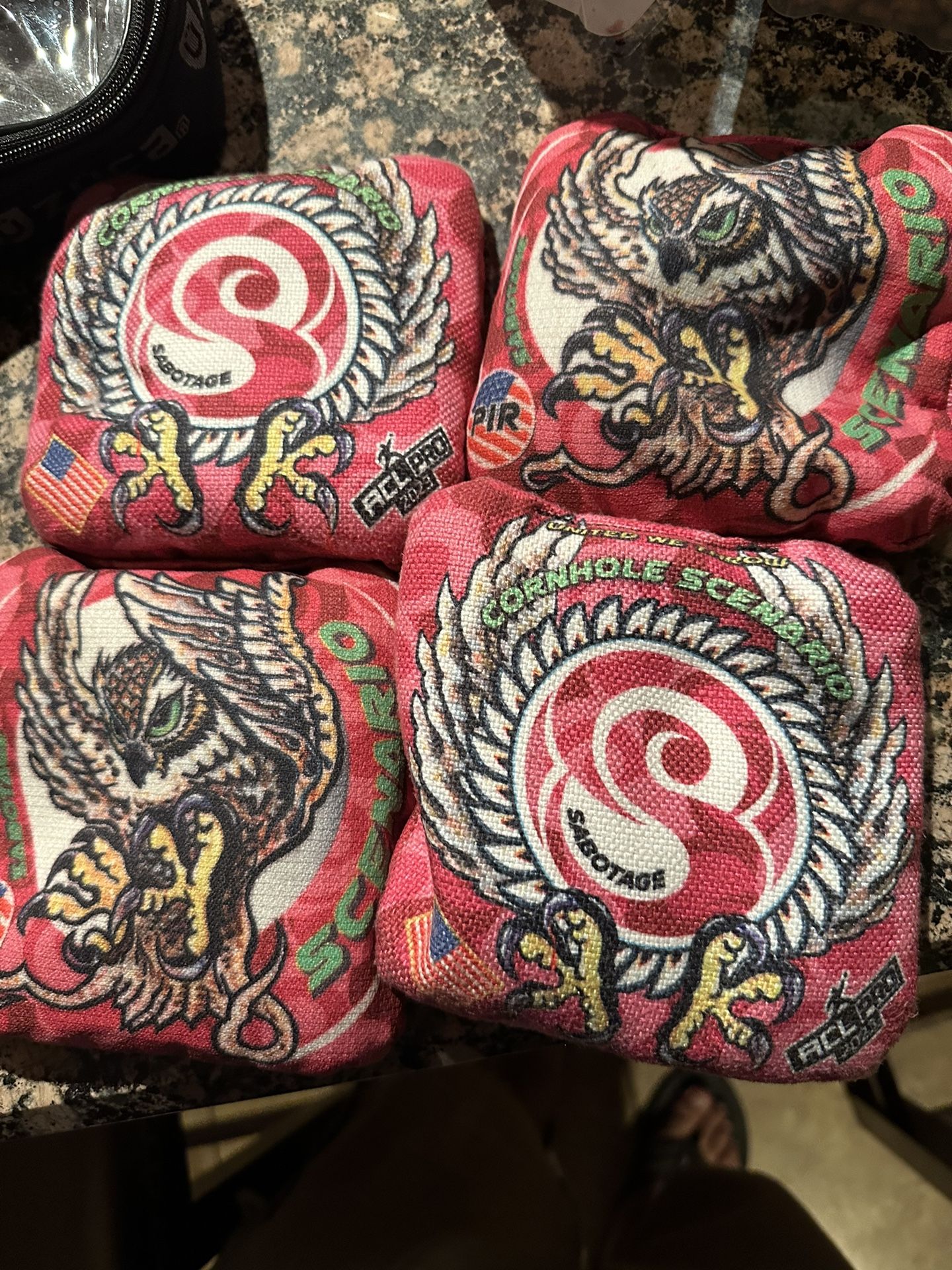 Cornhole Scenario Cornhole Bags