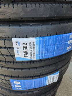 6 New LT 225-70-19.5 Fortune FAR602 Tires Load Range G 14ply R19.5 - $1100 (FREE Delivery Inland Empire or Pick Up in Menifee H380