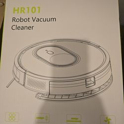 APP Controlled Robot Vacuum Cleaner Model: HR101 - BLACK
