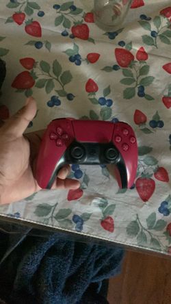 Ps5 controller galaxy red