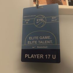 EYBL 17u player pass (tag)