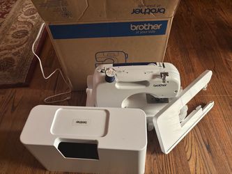 Brother CS600i Sewing Machine – Like New + Embroidery Thread