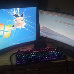 27 Inch Led SAMSUNG 165hz And Aoc Led 24 Inch 144hz Monitor