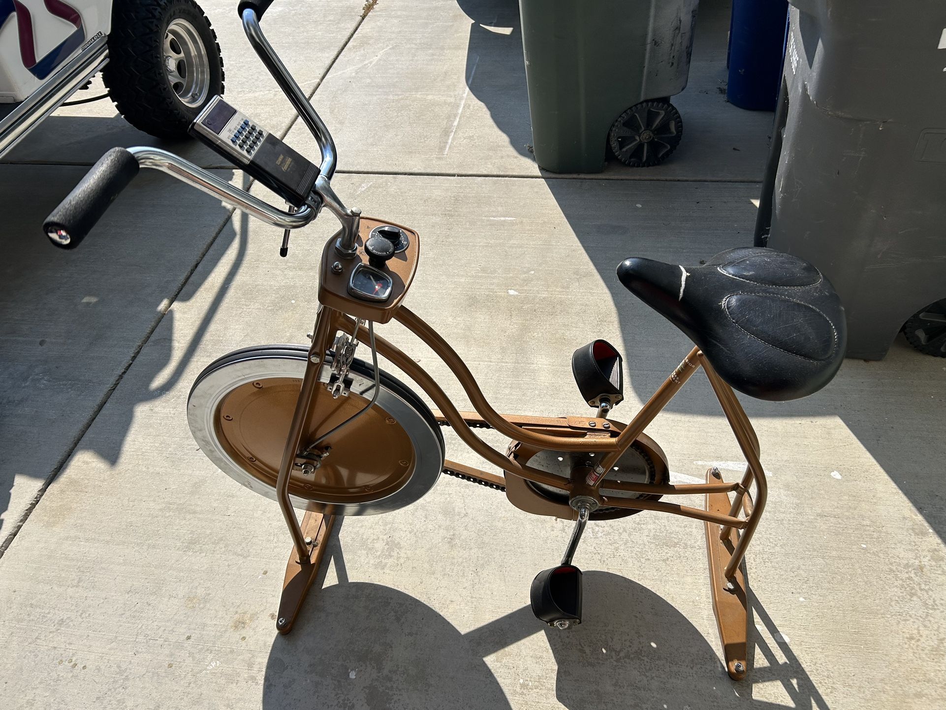Antique 1970s Schwinn Exerciser Exercise  Bike