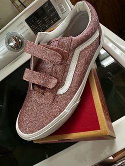 Glitter pink vans