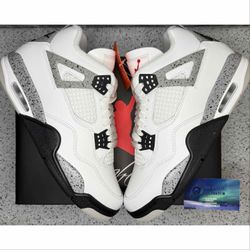 Jordan 4 White Cement 9 Men