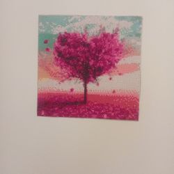 Heart Tree Diamond Painting