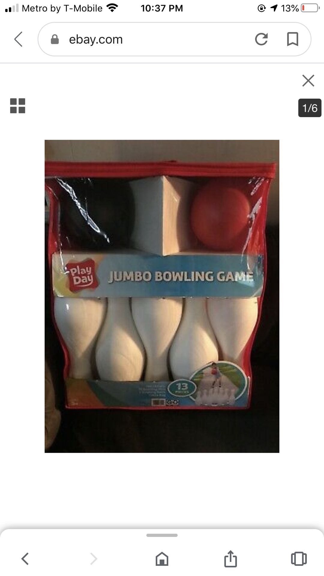 Giant bowling set