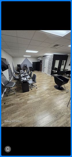 Nails tables and equipments, hair salon seats and stations